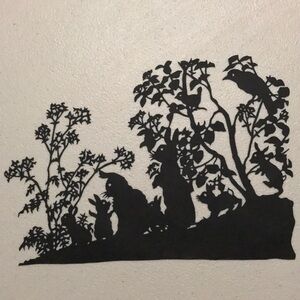 🔥ON SALE🔥Rabbits💖 Handmade PaperCut Silhouette Scherenschn…